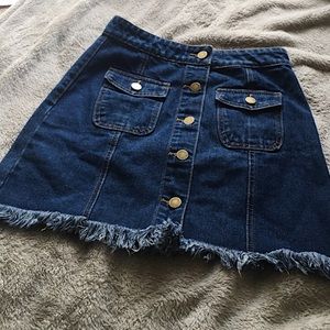 Jean skirt